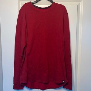 Jordan Red Long Sleeve shirt size Large